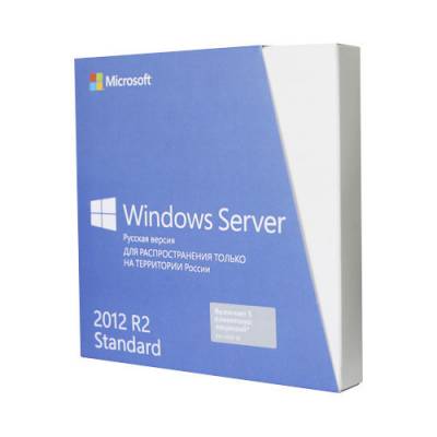 Windows Server 2012 Standard R2 Russian Only DVD 5 Clients