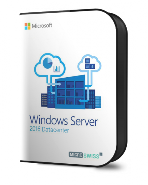 Windows Server Datacenter 2016 OEM Russian 1PK DSP OEI DVD 16 Core